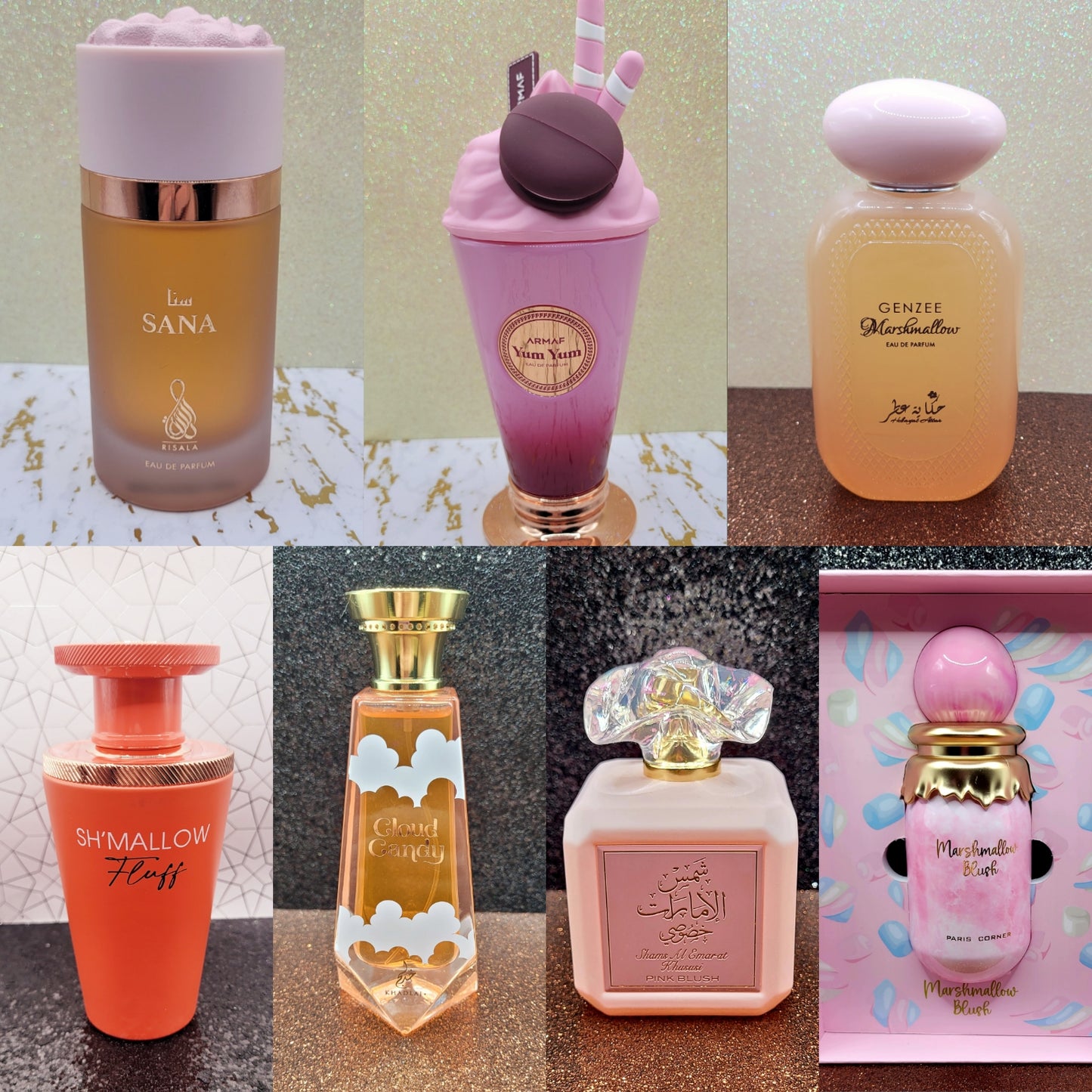 Marshmallow madness fragrance, oil, butters and lotion bundle 3-6 decants