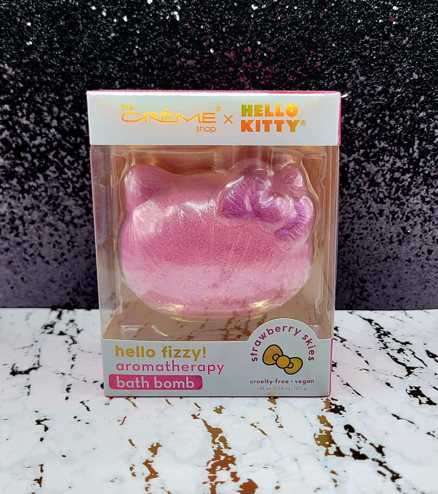 The Creme Shop Hello Kitty Bath Bomb-Strawberry Skies